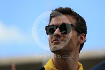 World © Octane Photographic Ltd. Renault Sport F1 Team RS16 – Jolyon Palmer. Sunday 15th May 2016, F1 Spanish GP Drivers’ Parade, Circuit de Barcelona Catalunya, Spain. Digital Ref :