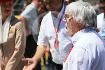 World © Octane Photographic Ltd. Bernie Ecclestone. Sunday 15th May 2016, F1 Spanish GP Grid, Circuit de Barcelona Catalunya, Spain. Digital Ref :