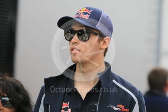 World © Octane Photographic Ltd. Scuderia Toro Rosso STR11 – Daniil Kvyat. Sunday 15th May 2016, F1 Spanish GP Paddock, Circuit de Barcelona Catalunya, Spain. Digital Ref :