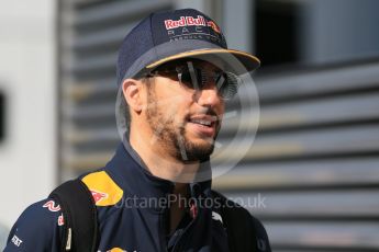 World © Octane Photographic Ltd. Red Bull Racing – Daniel Ricciardo. Sunday 15th May 2016, F1 Spanish GP - Paddock, Circuit de Barcelona Catalunya, Spain. Digital Ref : 1549LB1D7610