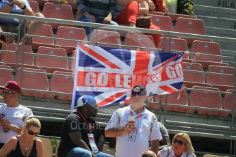 World © Octane Photographic Ltd. Fans. Sunday 15th May 2016, F1 Spanish GP Race, Circuit de Barcelona Catalunya, Spain. Digital Ref :