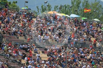 World © Octane Photographic Ltd. Fans. Sunday 15th May 2016, F1 Spanish GP Race, Circuit de Barcelona Catalunya, Spain. Digital Ref :