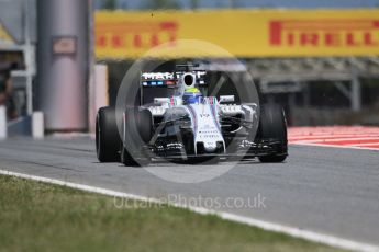 World © Octane Photographic Ltd. Williams Martini Racing, Williams Mercedes FW38 – Felipe Massa. Sunday 15th May 2016, F1 Spanish GP Race, Circuit de Barcelona Catalunya, Spain. Digital Ref :