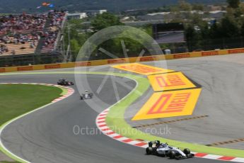 World © Octane Photographic Ltd. Williams Martini Racing, Williams Mercedes FW38 – Valtteri Bottas. Sunday 15th May 2016, F1 Spanish GP Race, Circuit de Barcelona Catalunya, Spain. Digital Ref :