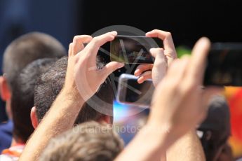 World © Octane Photographic Ltd. Red Bull Racing RB12 – Max Verstappen. Sunday 15th May 2016, F1 Spanish GP Parc Ferme, Circuit de Barcelona Catalunya, Spain. Digital Ref :