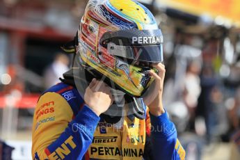 World © Octane Photographic Ltd. Trident - GP2/11 –Philo Paz Armand. Sunday 15th May 2016, GP2 Race 2, Circuit de Barcelona Catalunya, Spain. Digital Ref :1551CB1D0926