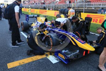 World © Octane Photographic Ltd. DAMS - GP2/11 – Alex Lynn. Sunday 15th May 2016, GP2 Race 2, Circuit de Barcelona Catalunya, Spain. Digital Ref :1551CB7D8117