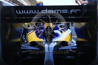 World © Octane Photographic Ltd. DAMS - GP2/11 – Alex Lynn. Sunday 15th May 2016, GP2 Race 2, Circuit de Barcelona Catalunya, Spain. Digital Ref :1551CB7D8131