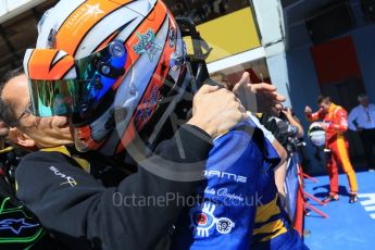 World © Octane Photographic Ltd. DAMS - GP2/11 – Alex Lynn (1st). Sunday 15th May 2016, GP2 Race 2, Circuit de Barcelona Catalunya, Spain. Digital Ref :1551CB7D8188