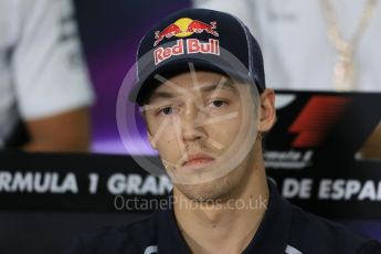 World © Octane Photographic Ltd. F1 Spanish GP FIA Press Conference, Circuit de Barcelona Catalunya, Spain, Thursday 12th May 2016. Scuderia Toro Rosso STR11 – Daniil Kvyat. Digital Ref : 1534LB1D3442