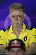 World © Octane Photographic Ltd. F1 Spanish GP FIA Press Conference, Circuit de Barcelona Catalunya, Spain, Thursday 12th May 2016. Renault Sport F1 Team RS16 - Kevin Magnussen. Digital Ref : 1534LB1D3495