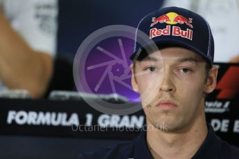 World © Octane Photographic Ltd. F1 Spanish GP FIA Press Conference, Circuit de Barcelona Catalunya, Spain, Thursday 12th May 2016. Scuderia Toro Rosso STR11 – Daniil Kvyat. Digital Ref : 1534LB1D3663