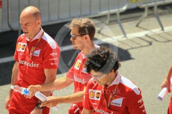 World © Octane Photographic Ltd. Scuderia Ferrari SF16-H – Sebastian Vettel. Thursday 12th May 2016, F1 Spanish GP Set up, Circuit de Barcelona Catalunya, Spain. Digital Ref : 1532CB1D2260