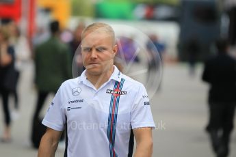 World © Octane Photographic Ltd. Williams Martini Racing, Williams Mercedes FW38 – Valtteri Bottas. Thursday 12th May 2016, F1 Spanish GP Set up, Circuit de Barcelona Catalunya, Spain. Digital Ref : 1532CB1D2333