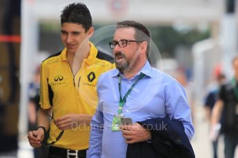 World © Octane Photographic Ltd. Renault Sport F1 Team RS16 Reserve Driver – Esteban Ocon. Thursday 12th May 2016, F1 Spanish GP Set up, Circuit de Barcelona Catalunya, Spain. Digital Ref : 1532CB1D2346