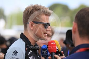 World © Octane Photographic Ltd. Sahara Force India VJM09 - Nico Hulkenberg. Thursday 12th May 2016, F1 Spanish GP Set up, Circuit de Barcelona Catalunya, Spain. Digital Ref : 1532CB1D2396