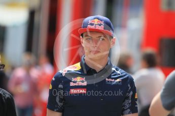 World © Octane Photographic Ltd. Red Bull Racing RB12 – Max Verstappen. Thursday 12th May 2016, F1 Spanish GP Set up, Circuit de Barcelona Catalunya, Spain. Digital Ref :1532CB1D2422