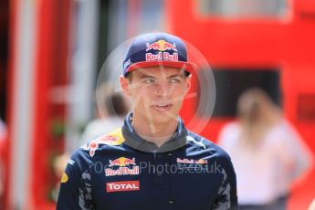 World © Octane Photographic Ltd. Red Bull Racing RB12 – Max Verstappen. Thursday 12th May 2016, F1 Spanish GP Set up, Circuit de Barcelona Catalunya, Spain. Digital Ref :1532CB1D2423