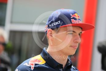 World © Octane Photographic Ltd. Red Bull Racing RB12 – Max Verstappen. Thursday 12th May 2016, F1 Spanish GP Set up, Circuit de Barcelona Catalunya, Spain. Digital Ref :1532CB1D2429