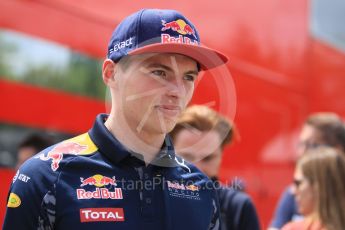 World © Octane Photographic Ltd. Red Bull Racing RB12 – Max Verstappen. Thursday 12th May 2016, F1 Spanish GP Set up, Circuit de Barcelona Catalunya, Spain. Digital Ref :1532CB1D2433