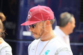 World © Octane Photographic Ltd. Mercedes AMG Petronas W07 Hybrid – Lewis Hamilton. Thursday 12th May 2016, F1 Spanish GP Set up, Circuit de Barcelona Catalunya, Spain. Digital Ref :1532CB1D2496