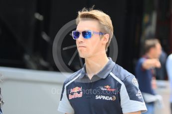 World © Octane Photographic Ltd. Scuderia Toro Rosso STR11 – Daniil Kvyat. Thursday 12th May 2016, F1 Spanish GP Set up, Circuit de Barcelona Catalunya, Spain. Digital Ref :1532CB1D2500