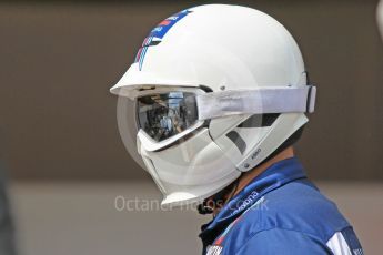 World © Octane Photographic Ltd. Williams Martini Racing, Williams Mercedes pitcrew. Thursday 12th May 2016, F1 Spanish GP Set up, Circuit de Barcelona Catalunya, Spain. Digital Ref :1532CB1D2606