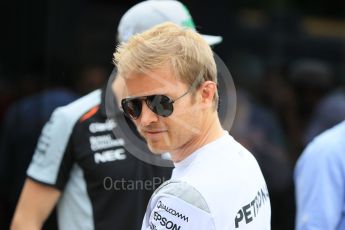 World © Octane Photographic Ltd. Mercedes AMG Petronas W07 Hybrid – Nico Rosberg. Thursday 12th May 2016, F1 Spanish GP Set up, Circuit de Barcelona Catalunya, Spain. Digital Ref :1532CB1D2743