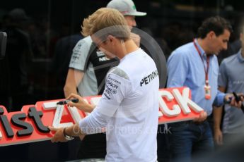 World © Octane Photographic Ltd. Mercedes AMG Petronas W07 Hybrid – Nico Rosberg. Thursday 12th May 2016, F1 Spanish GP Set up, Circuit de Barcelona Catalunya, Spain. Digital Ref :1532CB1D2752
