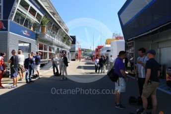World © Octane Photographic Ltd. F1 Paddock. Thursday 12th May 2016, F1 Spanish GP Set up, Circuit de Barcelona Catalunya, Spain. Digital Ref : 1532CB7D6435