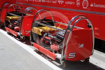 World © Octane Photographic Ltd. Scuderia Ferrari SF16-H. Thursday 12th May 2016, F1 Spanish GP Set up, Circuit de Barcelona Catalunya, Spain. Digital Ref : 1532CB7D6444