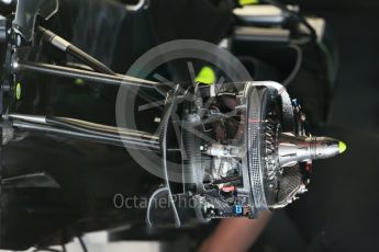World © Octane Photographic Ltd. Mercedes AMG Petronas W07 Hybrid. Thursday 12th May 2016, F1 Spanish GP Set up, Circuit de Barcelona Catalunya, Spain. Digital Ref : 1532LB1D3040