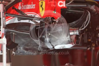 World © Octane Photographic Ltd. Scuderia Ferrari SF16-H. Thursday 12th May 2016, F1 Spanish GP Set up, Circuit de Barcelona Catalunya, Spain. Digital Ref : 1532LB1D3058