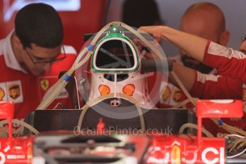 World © Octane Photographic Ltd. Scuderia Ferrari SF16-H. Thursday 12th May 2016, F1 Spanish GP Set up, Circuit de Barcelona Catalunya, Spain. Digital Ref : 1532LB1D3076