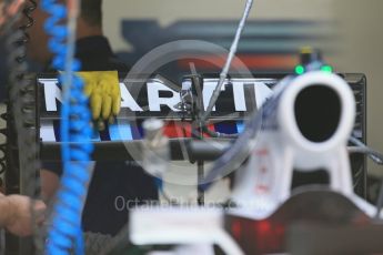 World © Octane Photographic Ltd. Williams Martini Racing, Williams Mercedes FW38. Thursday 12th May 2016, F1 Spanish GP Set up, Circuit de Barcelona Catalunya, Spain. Digital Ref : 1532LB1D3119
