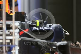 World © Octane Photographic Ltd. Red Bull Racing RB12. Thursday 12th May 2016, F1 Spanish GP Set up, Circuit de Barcelona Catalunya, Spain. Digital Ref : 1532LB1D3137