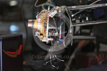 World © Octane Photographic Ltd. Scuderia Toro Rosso STR11. Thursday 12th May 2016, F1 Spanish GP Set up, Circuit de Barcelona Catalunya, Spain. Digital Ref : 1532LB1D3204