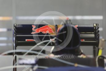 World © Octane Photographic Ltd. Scuderia Toro Rosso STR11. Thursday 12th May 2016, F1 Spanish GP Set up, Circuit de Barcelona Catalunya, Spain. Digital Ref : 1532LB1D3214