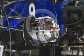 World © Octane Photographic Ltd. Sauber F1 Team C35. Thursday 12th May 2016, F1 Spanish GP Set up, Circuit de Barcelona Catalunya, Spain. Digital Ref : 1532LB1D3250