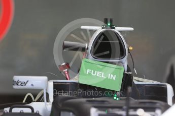 World © Octane Photographic Ltd. Haas F1 Team VF-16. Thursday 12th May 2016, F1 Spanish GP Set up, Circuit de Barcelona Catalunya, Spain. Digital Ref : 1532LB1D3296