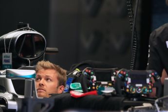 World © Octane Photographic Ltd. Mercedes AMG Petronas W07 Hybrid – Nico Rosberg. Thursday 12th May 2016, F1 Spanish GP Set up, Circuit de Barcelona Catalunya, Spain. Digital Ref : 1532LB1D3325