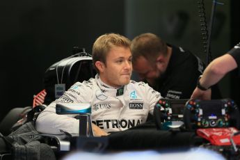 World © Octane Photographic Ltd. Mercedes AMG Petronas W07 Hybrid – Nico Rosberg. Thursday 12th May 2016, F1 Spanish GP Set up, Circuit de Barcelona Catalunya, Spain. Digital Ref : 1532LB1D3339
