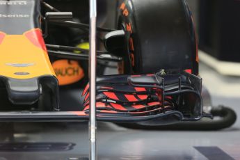 World © Octane Photographic Ltd. Red Bull Racing RB12. Thursday 12th May 2016, F1 Spanish GP Set up, Circuit de Barcelona Catalunya, Spain. Digital Ref : 1532LB1D3361