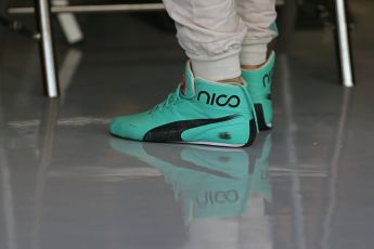 World © Octane Photographic Ltd. Mercedes AMG Petronas W07 Hybrid – Nico Rosberg. Thursday 12th May 2016, F1 Spanish GP Set up, Circuit de Barcelona Catalunya, Spain. Digital Ref :1532LB1D3377