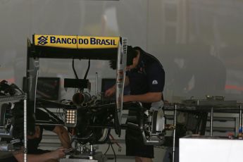 World © Octane Photographic Ltd. Sauber F1 Team C35. Thursday 12th May 2016, F1 Spanish GP Set up, Circuit de Barcelona Catalunya, Spain. Digital Ref : 1532LB5D3027