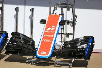 World © Octane Photographic Ltd. Manor Racing MRT05. Thursday 12th May 2016, F1 Spanish GP Set up, Circuit de Barcelona Catalunya, Spain. Digital Ref : 1532LB5D3039