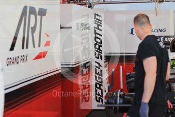 World © Octane Photographic Ltd. ART Grand Prix - GP2/11 – Sergey Sirotkin. Thursday 12th May 2016, GP2 Thursday setup, Circuit de Barcelona Catalunya, Spain. Digital Ref :1533CB1D1892