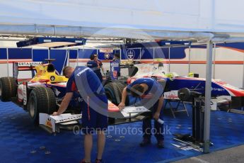 World © Octane Photographic Ltd. Trident - GP2/11 –Philo Paz Armand. Thursday 12th May 2016, GP2 Thursday setup, Circuit de Barcelona Catalunya, Spain. Digital Ref :1533CB7D6399