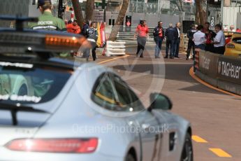 World © Octane Photographic Ltd. Mercedes AMG GT Safety Car. Thursday 26th May 2016, GP2 Practice, Monaco, Monte Carlo. Digital Ref : 1558CB7D0832