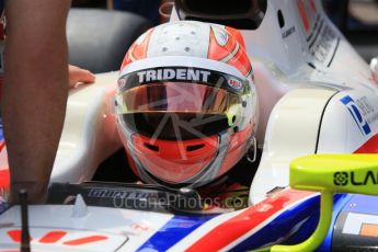 World © Octane Photographic Ltd. Trident - GP2/11 – Luca Ghiotto. Thursday 26th May 2016, GP2 Practice, Monaco, Monte Carlo. Digital Ref : 1558CB7D0890